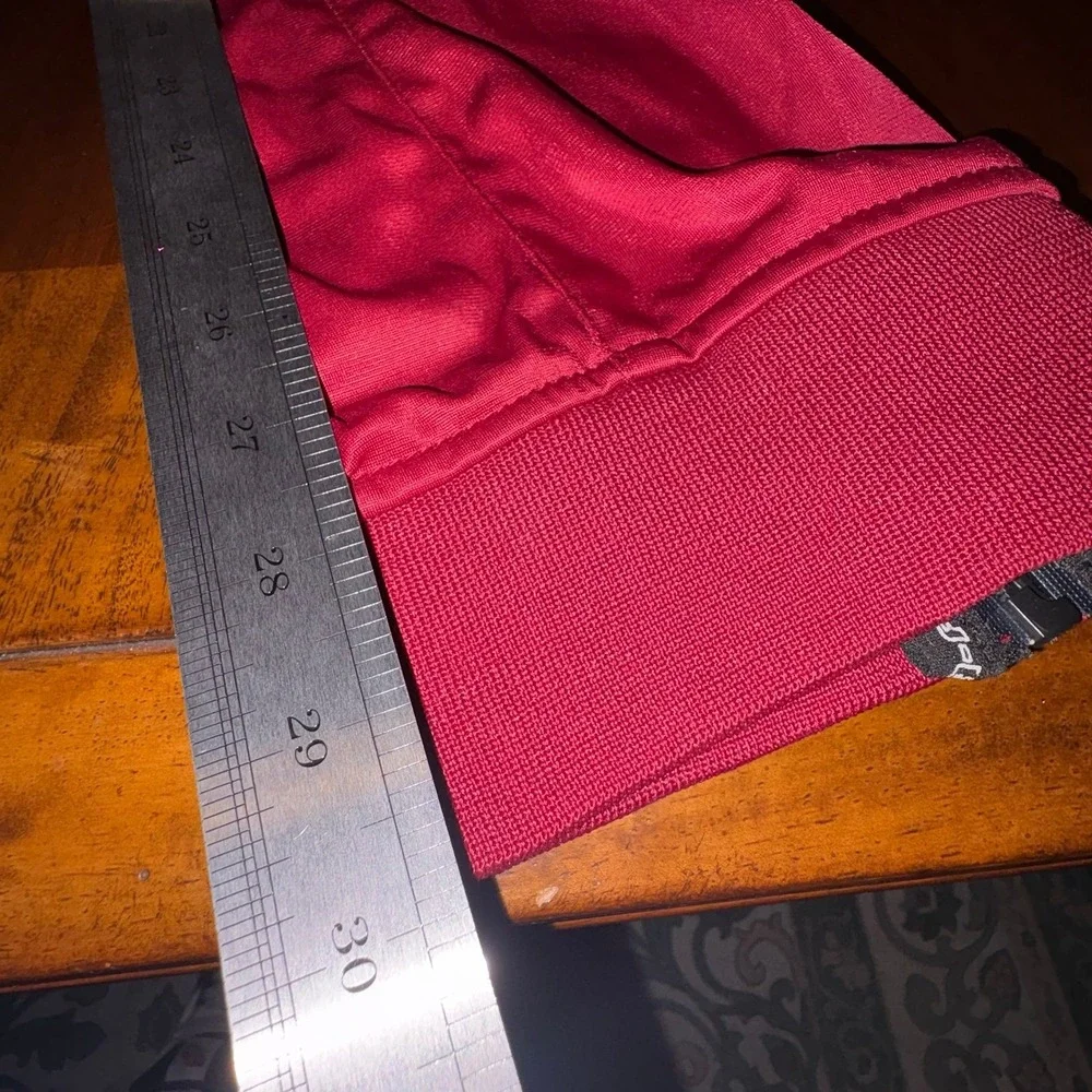 Zipway NBA Tear Away‎ Track Pants Red Snap Joggers Basketball Size L